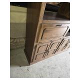 Wooden Bookshelf Hutch 61"x20 1/8x73.5