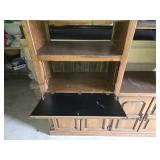 Wooden Bookshelf Hutch 61"x20 1/8x73.5