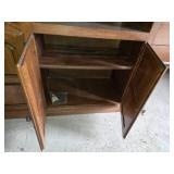 Wooden Bookshelf Hutch 61"x20 1/8x73.5