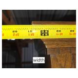 Wooden Bookshelf Hutch 61"x20 1/8x73.5