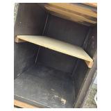 Custom Wooden Storage Cabinets with Shelving - Bottom Cabinet has Wheels - Each is 35x24.5x32.5