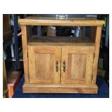 Wooden Cabinet with Shelf and Doors 29x19x28.5