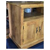 Wooden Cabinet with Shelf and Doors 29x19x28.5