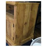 Wooden Cabinet with Shelf and Doors 29x19x28.5