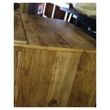 Wooden Cabinet with Shelf and Doors 29x19x28.5