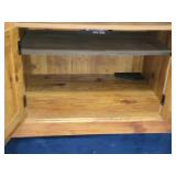Wooden Cabinet with Shelf and Doors 29x19x28.5
