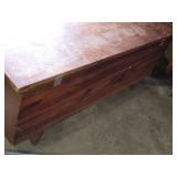 Lane Cedar Chest with Aroma-Tite Pressure Tested Seal - Hinges Need Work, Top could be refinished