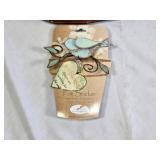 Wooden Bison Clock, Silhouette Art, and Pot Sticker Set