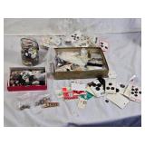 Vintage and Modern Button Collection including Assorted Styles, Sizes, and Brands