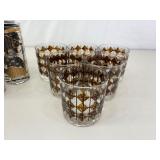 8 RARE Hammacher Schlemmer MCM Stock Market Cocktail Glasses and 6 Others