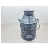 Vintage Northern Pacific Railroad Galvanized 5 Gallon Oil Can