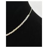 .925 Sterling Silver Dual Strand Necklace