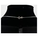 .925 Sterling Silver Dual Strand Necklace