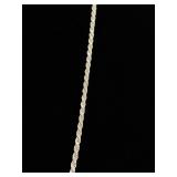 .925 Sterling Silver Thicker Rope Necklace