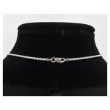 .925 Sterling Silver Thicker Rope Necklace