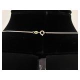 .925 Sterling Silver LONG Box Chain Necklace