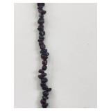 LONG Strand of Semi-Polished Raw Garnets