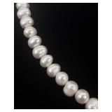 Freshwater Pearl Necklace and Bracelet Set