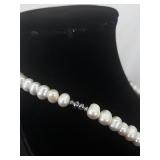 Freshwater Pearl Necklace and Bracelet Set