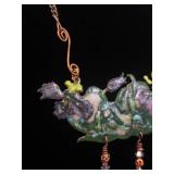 Artisan Enamel Necklace and Earring Set