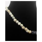 Sodalite and Nephrite Stone Necklace