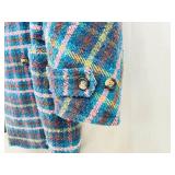 Sundance Womens Large Wool and Polyester Blend Coat