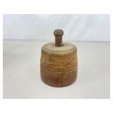 Lot of Antique Wood Coffee Bean Grinders, Cookie Embosser, and Ice Pick