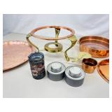 Vintage Copper Double Boiler Set