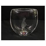 Lot of Orrefors, Waterford, and Rogaska Pieces