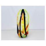 14" Hand Blown Murano Style Vase