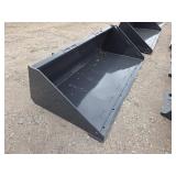 72" Skid Dirt Bucket - new