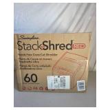 Stack & Shred Paper Shredder