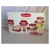 Rubbermaid - 42 piece stackable storage containers