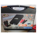 Industrial Stapler with staples; fiberglass measuring tape; multi-purpose hammer tool; jump starter kit --Lot of 5