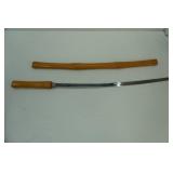 bamboo-styled scabbard with a Shirasaya style blade
