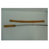 bamboo-styled scabbard with a Shirasaya style blade