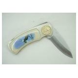 Vintage Collectible Folding Pocket Knife. Bald Eagle Design. 3" blade