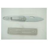 Perceval T45 pocket knife w/a frame lock mechanism