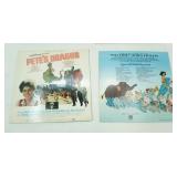 4ct Vintage Walt Disney Vinyl Records. Bambi 1969, Snow White 1968 & 1969, Cinderella 1945