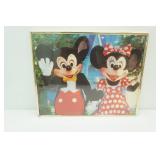Vintage Mickey & Minnie Mouse Photo Print 20"x 16"