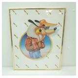 16x20" Vintage 1986 "Top Dog" Goofy Framed Poster