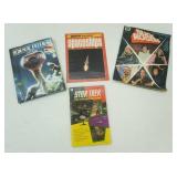 Vintage Space Themed Books & Magazines. Star Trek, Science Fiction Movies, Buck Rogers