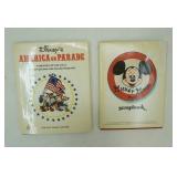 Vintage Disney Books: America on Parade 1939/1975; Mickey Mouse Club Scrapbook 1975