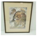 Framed Art Print "Regal Beauty" by Ruane Manning 18"x22"