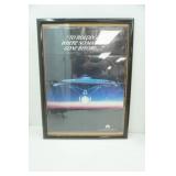 Vintage 1980s Paramount Pictures Star Trek promotional poster. 19"x 25"