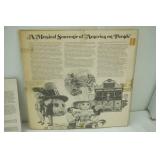 Vintage Walt Disney Collectible Musical Souvenir Records (4ct)