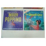 Vintage Walt Disney Vinyl Records (4ct)