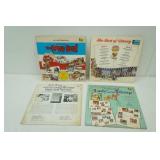 Vintage Walt Disney Vinyl Records (4ct)