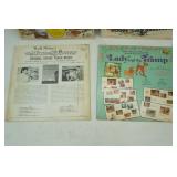 Vintage Walt Disney Vinyl Records (4ct)