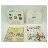 Vintage Walt Disney Vinyl Records (4ct)